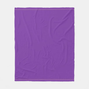 Modern Elegant Purple Violet Colour Harmony Fleece Blanket