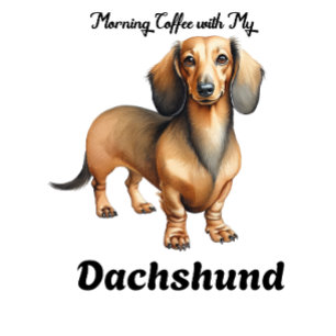 Modern Elegant Sandy Brown DACHSHUND Coffee Bone China Mug
