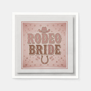 Modern Elegant Script Bride's Last Toast Bachelore Napkin