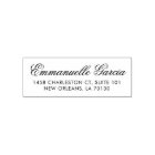 Modern Elegant Script Name Business Return Address