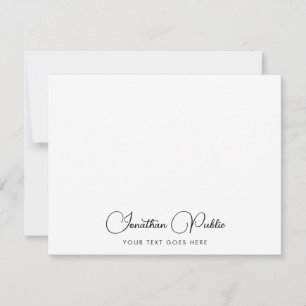 Modern Elegant Script Name Template Personalized