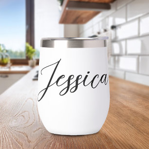 Modern Elegant Script Personalized Name