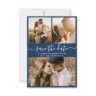 Modern Elegant Script Photo Collage Wedding