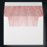 Modern Elegant Script Return Address Envelope<br><div class="desc">Easily replace the name and address details by clicking the "Personalize" button. Perfect adorning your invitations,  announcements,  and general mailing needs.</div>