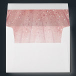 Modern Elegant Script Return Address Envelope<br><div class="desc">Easily replace the name and address details by clicking the "Personalize" button. Perfect adorning your invitations,  announcements,  and general mailing needs.</div>