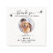 Modern Elegant Script Thank You Photo Pet Wedding