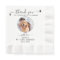 Modern Elegant Script Thank You Photo Pet Wedding