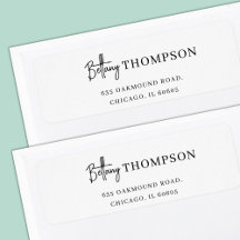 Modern Elegant Script & Typography Monogram