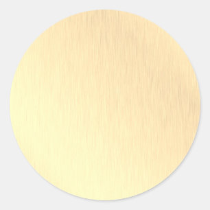 Modern Elegant Shiny Faux Gold Glamourous Blank  Classic Round Sticker