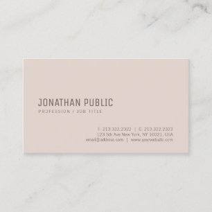Modern Elegant Simple Design Professional Template Business Card