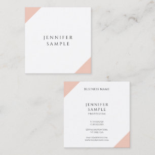 Modern Elegant Simple Design Template Luxury Square Business Card