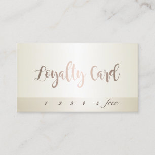Modern Elegant Simple Loyalty Card