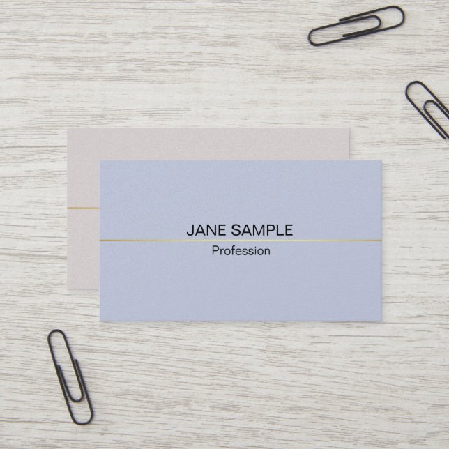 Modern Elegant Simple Professional Design Business Card (Front/Back In Situ)