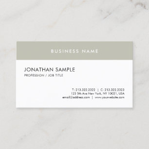 Modern Elegant Simple Template Professional Cool Business Card