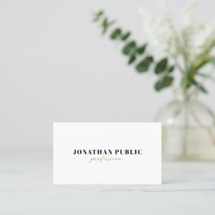 Modern Elegant Sleek Design Template Business Card