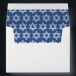 Modern Elegant Star of David Pattern Bar Mitzvah Envelope<br><div class="desc">Design is composed of simple typography with sans serif and serif font.</div>