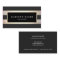 Modern Elegant Striped Trendy Black Gold Foil