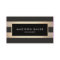Modern Elegant Striped Trendy Black Gold Foil