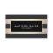 Modern Elegant Striped Trendy Black Gold Foil