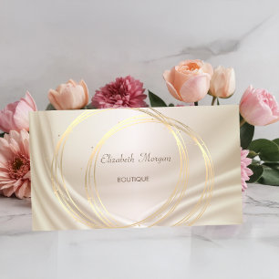 Modern Elegant Stylish Chic Diamonds Lotus  Business Card