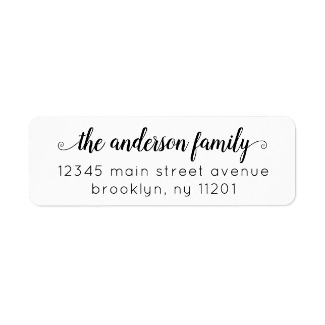 Modern Elegant Stylish Classic Black Script Family (Front)