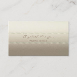 Modern Elegant Stylish ,Pearls Business Card