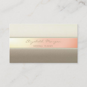 Modern Elegant Stylish ,Stripes,Pearls Business Card