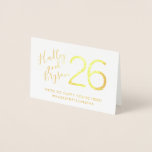 Modern Elegant Table Numbers REAL FOIL<br><div class="desc">Real foil table numbers in gold or silver with personalized names, welcome message, and wedding hashtag information - these elegant table numbers are super custom and shine bright on reception tables! TO ORDER: Add each table number to your cart one by one with edits until you reach the quantity needed....</div>