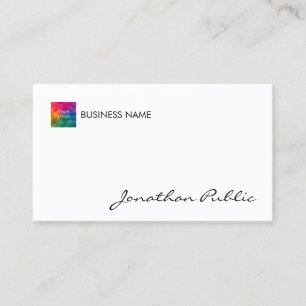 Modern Elegant Template Business Company Logo Here Card