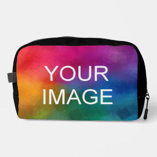 Modern Elegant Template Image Photo Simple Black Dopp Kit