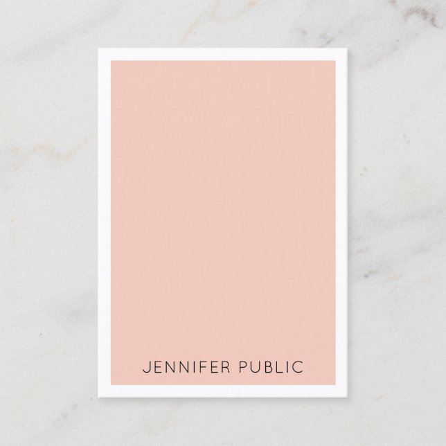 Modern Elegant Template Minimalist Professional Business Card (Front)