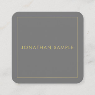 Modern Elegant Template Professional Premium Silk Square Business Card
