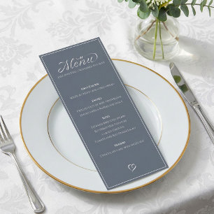 Modern elegant thin frame table menu