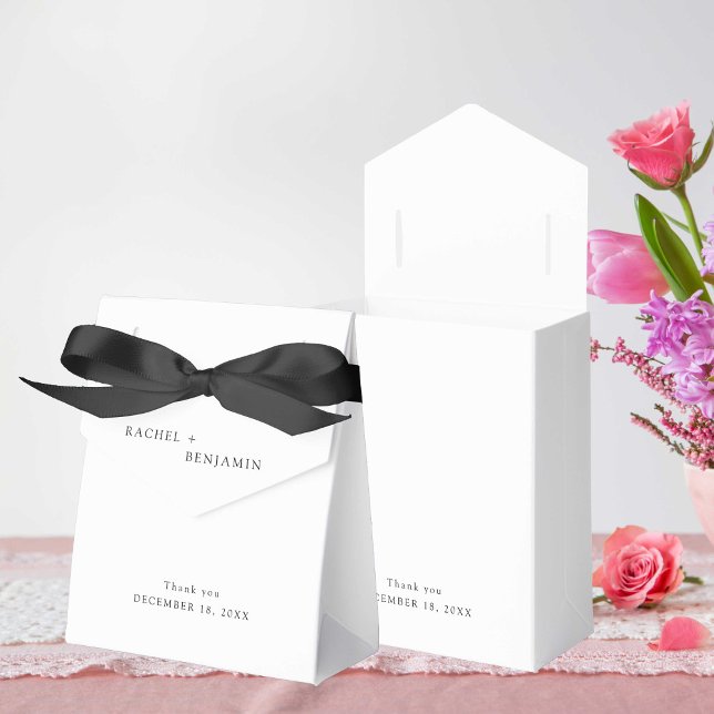 Modern Elegant Timeless Minimalist Classic Formal  Favor Box (Creator Uploaded)