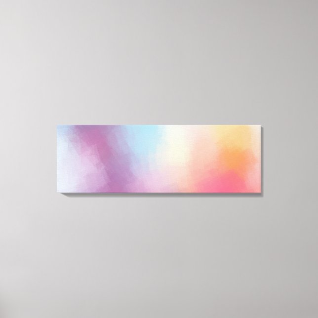 Modern Elegant Trendy Colourful Abstract Artwork Canvas Print (Front)