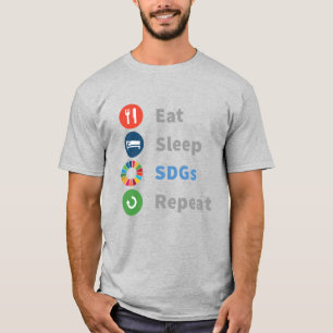 Modern Elegant Trendy Gifts Sustainability 2030 T-Shirt