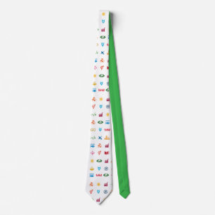 Modern Elegant Trendy Global Goals 2030 Necktie