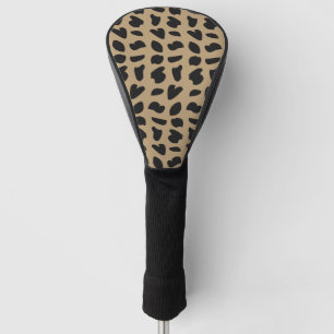Modern Elegant Trendy Leopard Pattern Golf Head Cover
