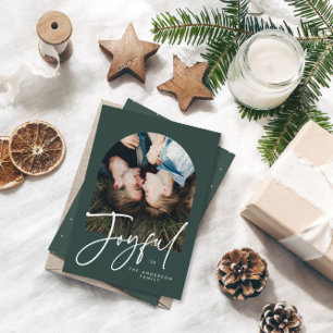 Modern elegant trendy typography green joyful