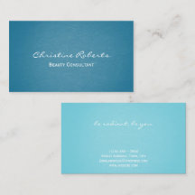 Modern Elegant Turquoise Teal Beauty Therapist