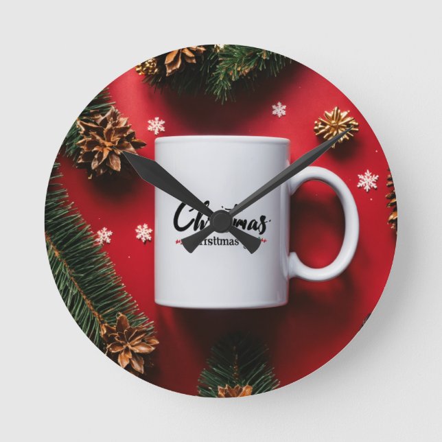 Modern Elegant Wall Clock – Perfect Blend of Style (Front)