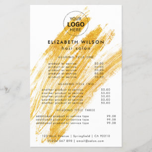 Modern Elegant Wave Glitter Flyer