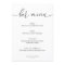 Modern Elegant Wedding Bar Menu Sign