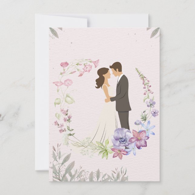 Modern Elegant Wedding Invitation (Front)