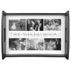 Modern Elegant Wedding Photo Collage Keepsake