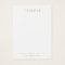 Modern Elegant White Earring Display Card