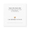 Modern Elegant White Faux Gold Beauty Referral