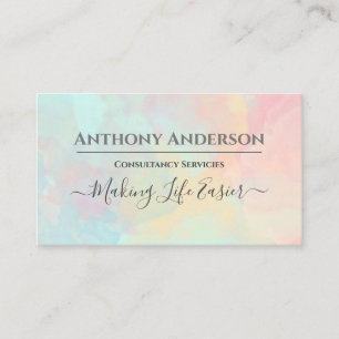 Modern elegant  with custom slogan business card