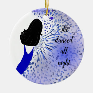 Modern Elegant Woman Ceramic Ornament