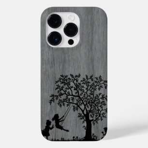 Modern elegant wood personalized - wooden Case-Mate iPhone 14 pro case